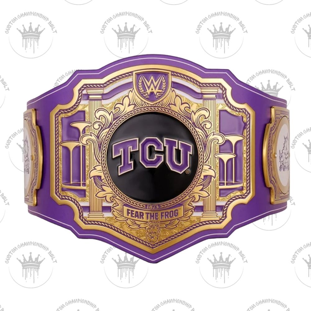 TCU Horned Frogs WWE Legacy Title Belt TCU Horned Frogs WWE Legacy Title Belt