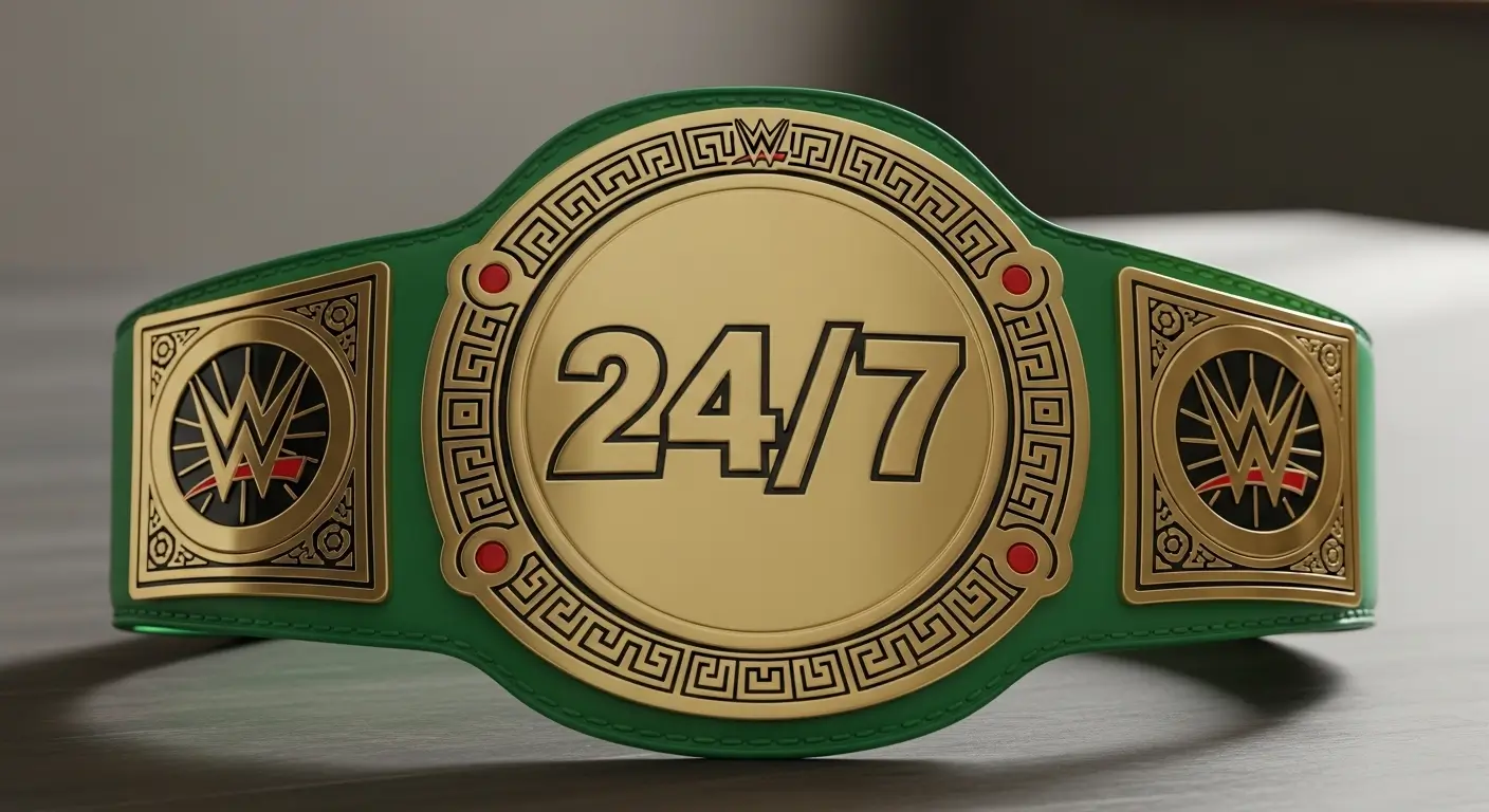 247 Championship Title WWE Wrestling Belt