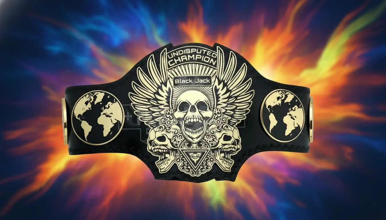 Black Jack Undisputed Heavyweight Championship Title Belt