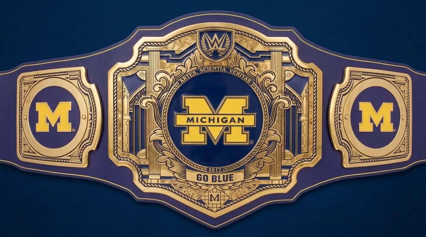 Buy Michigan Wolverines WWE Legacy Championship Belt Replica