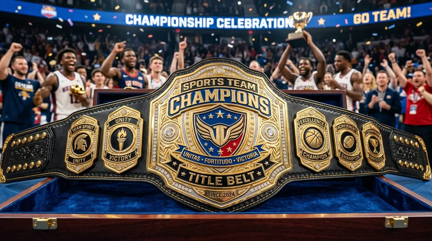 Buy custom title belt for sports teams