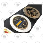 NWA Bahamas Bahamian Heavyweight Wrestling Champion Belt Replica - Image 3