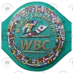 WBC EMERALD Championship Boxing Belt Genuine Leather Replica Mini 72cm Long - Image 2