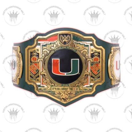 Miami Hurricanes WWE Legacy Title Belt