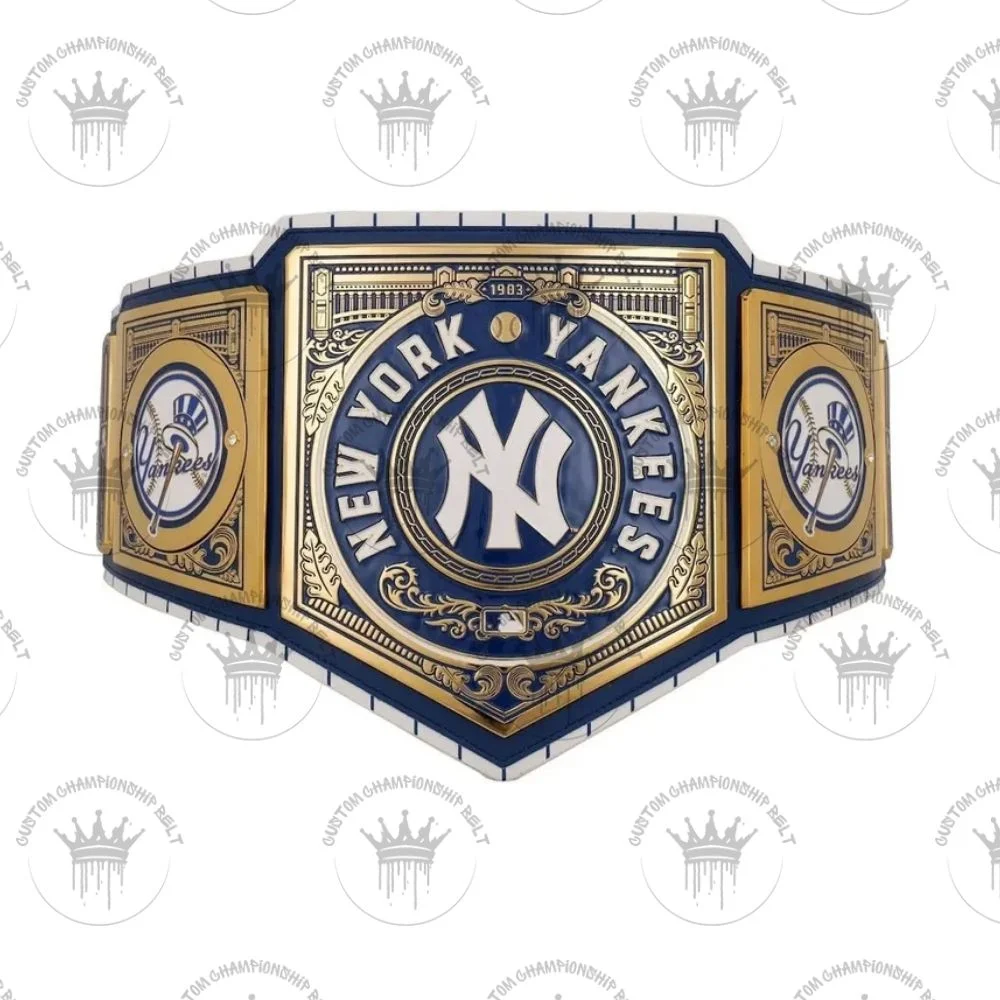 All Elite Wrestling AEW Women Championship Belt New York Yankees MLB Championship Belt - Image 1