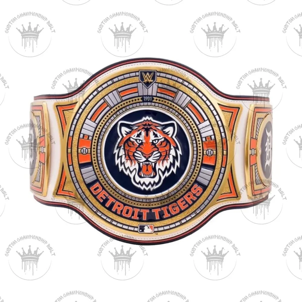 All Elite Wrestling AEW Women Championship Belt Detroit Tigers MLB Championship Belt - Image 1