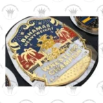 NWA Bahamas Bahamian Heavyweight Wrestling Champion Belt Replica