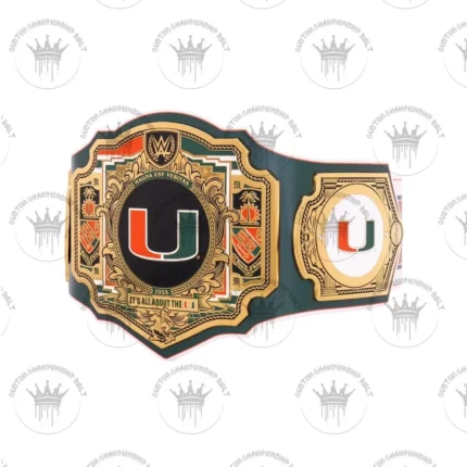 Miami Hurricanes WWE Legacy Title Belt