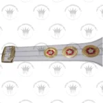 WBC World Boxing Championship Wrestling Title Belt With White Strap - Image 3
