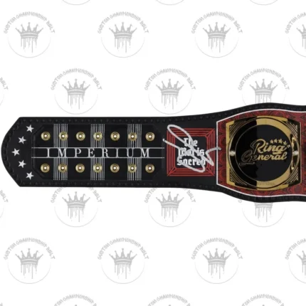 WWE Autographed Intercontinental Signature Series Championship Replica Title Belt