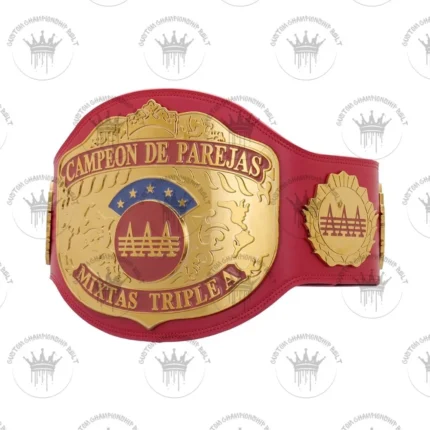 AAA World Mixed Tag Team Replica Championship Belt