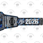 AJ Styles Autographed 10th Anniversary WWE Title Belt