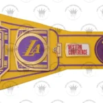 Los Angeles Lakers NBA Championship Belt | Premium Replica - Image 5