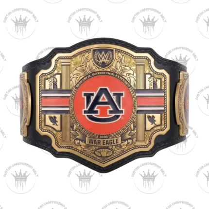 Auburn Tigers WWE Legacy Title Belt Black Strap