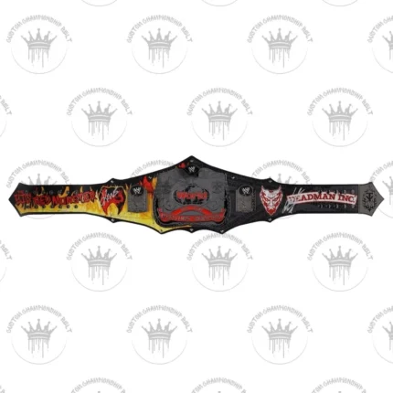 Buy Own the The Undertaker & Kane WWE Autographed Brothers of Destruction Replica Title Belt with premium plates and collector-grade detailing. A must-have for true WWE fans.