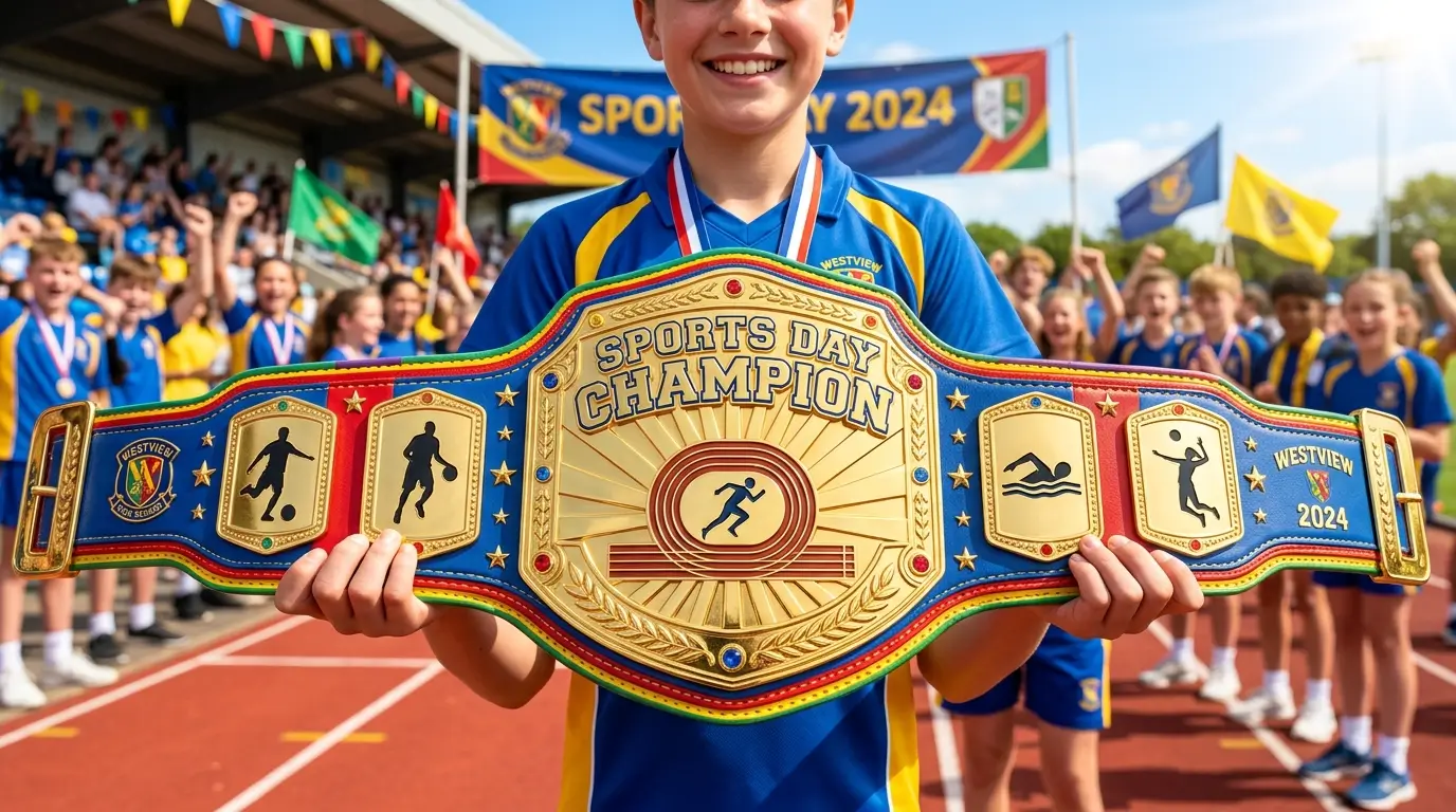 Custom Belt for School Sports Day