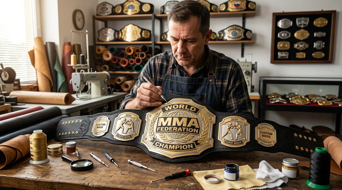 Buy Custom MMA Title Belt Maker
