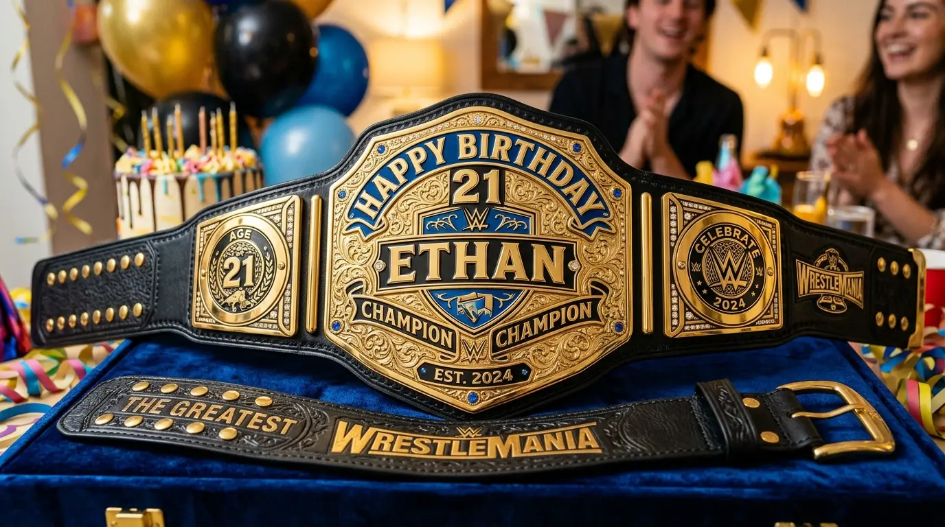 Buy Custom WWE Belt for Birthday Gift