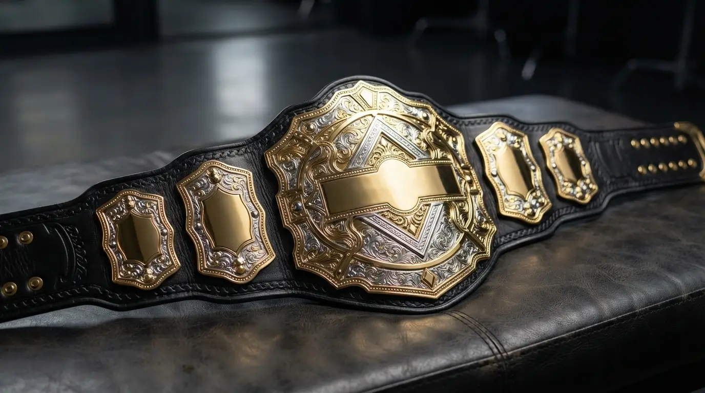 Blank Wrestling Belt