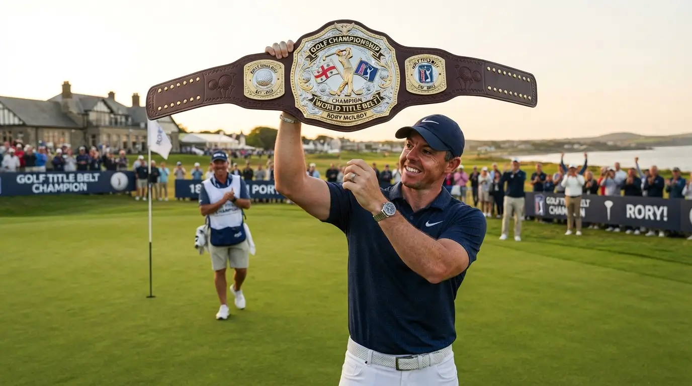 Golf Title Belt