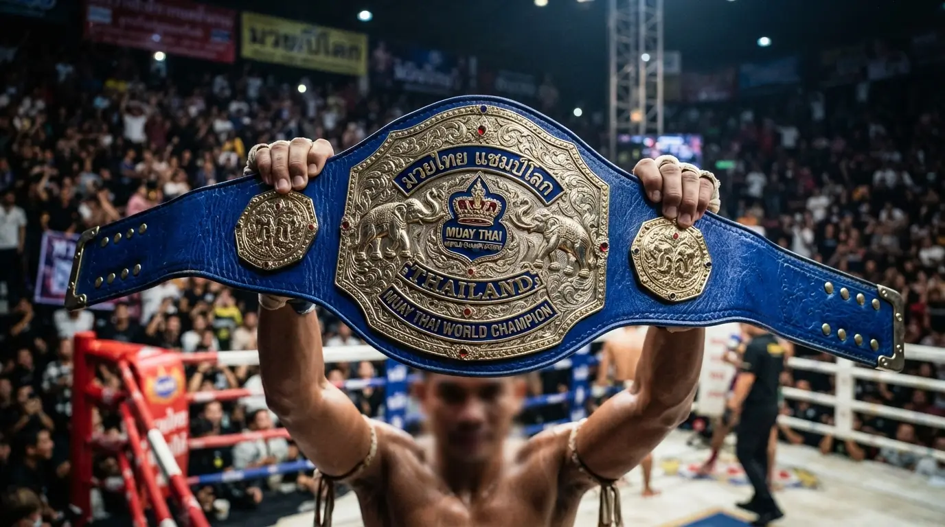 Muay Thai Championship Belts