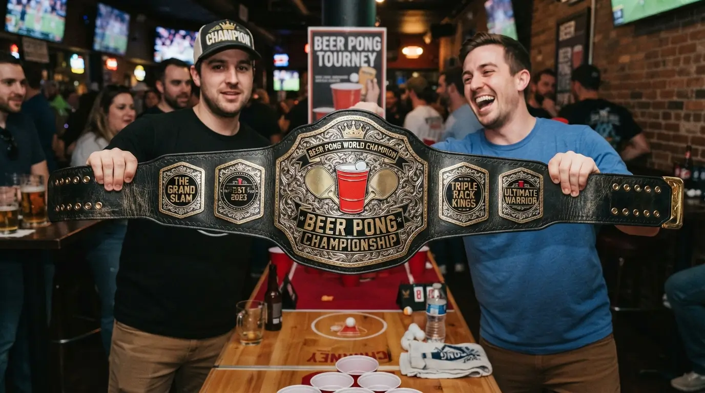 Beer Pong Title Belt