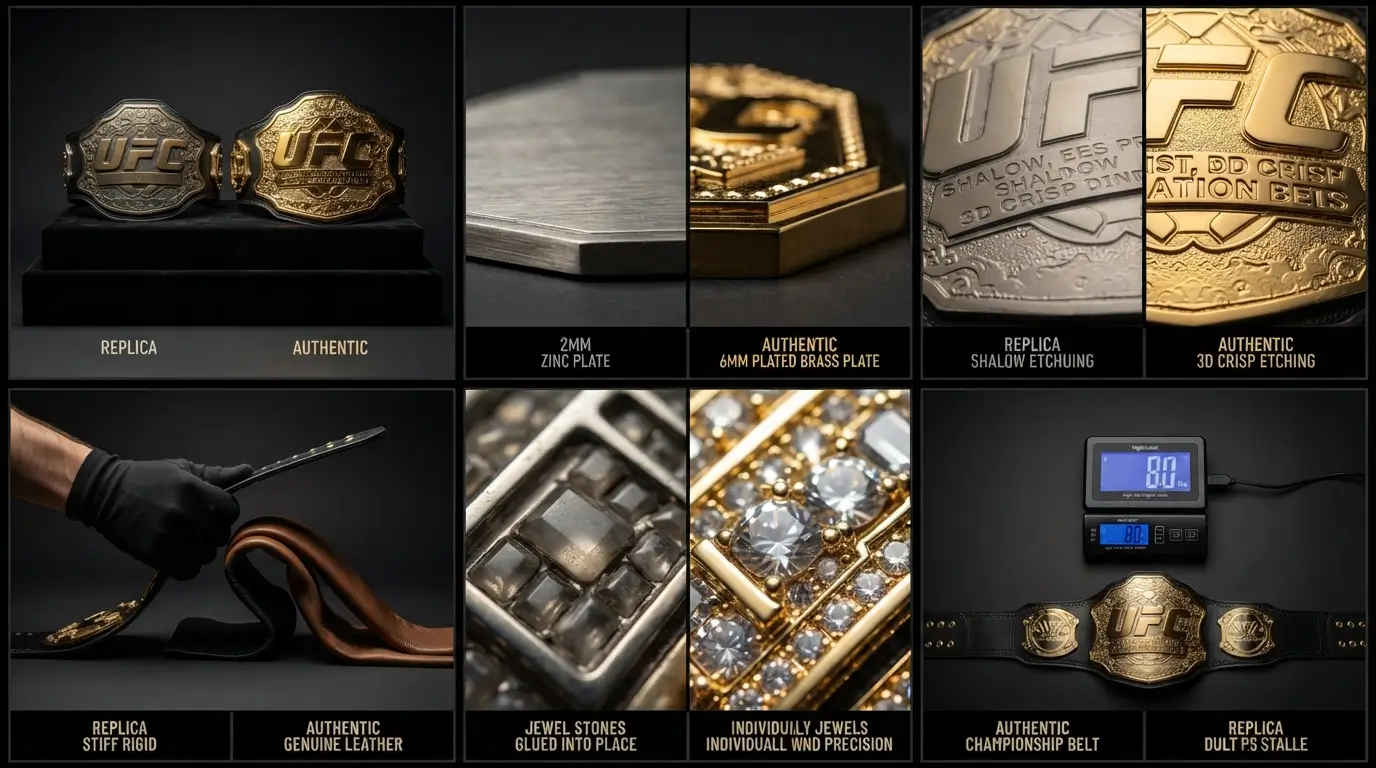 replica vs official championship belt differences