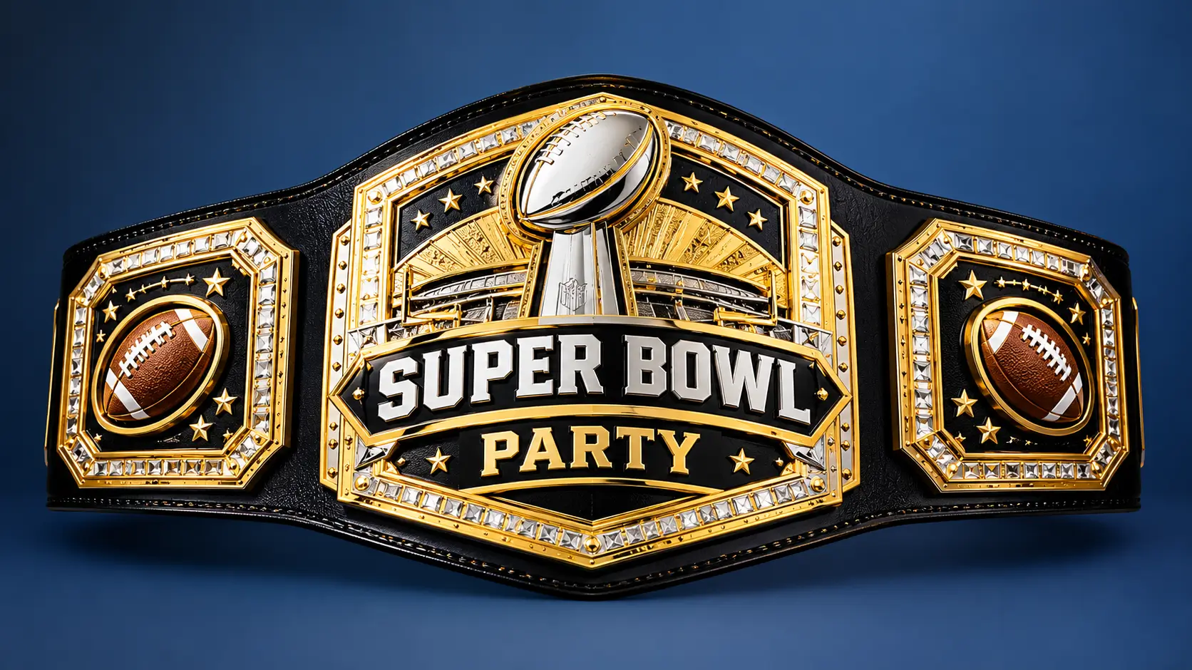 Super Bowl Party Championship Belt